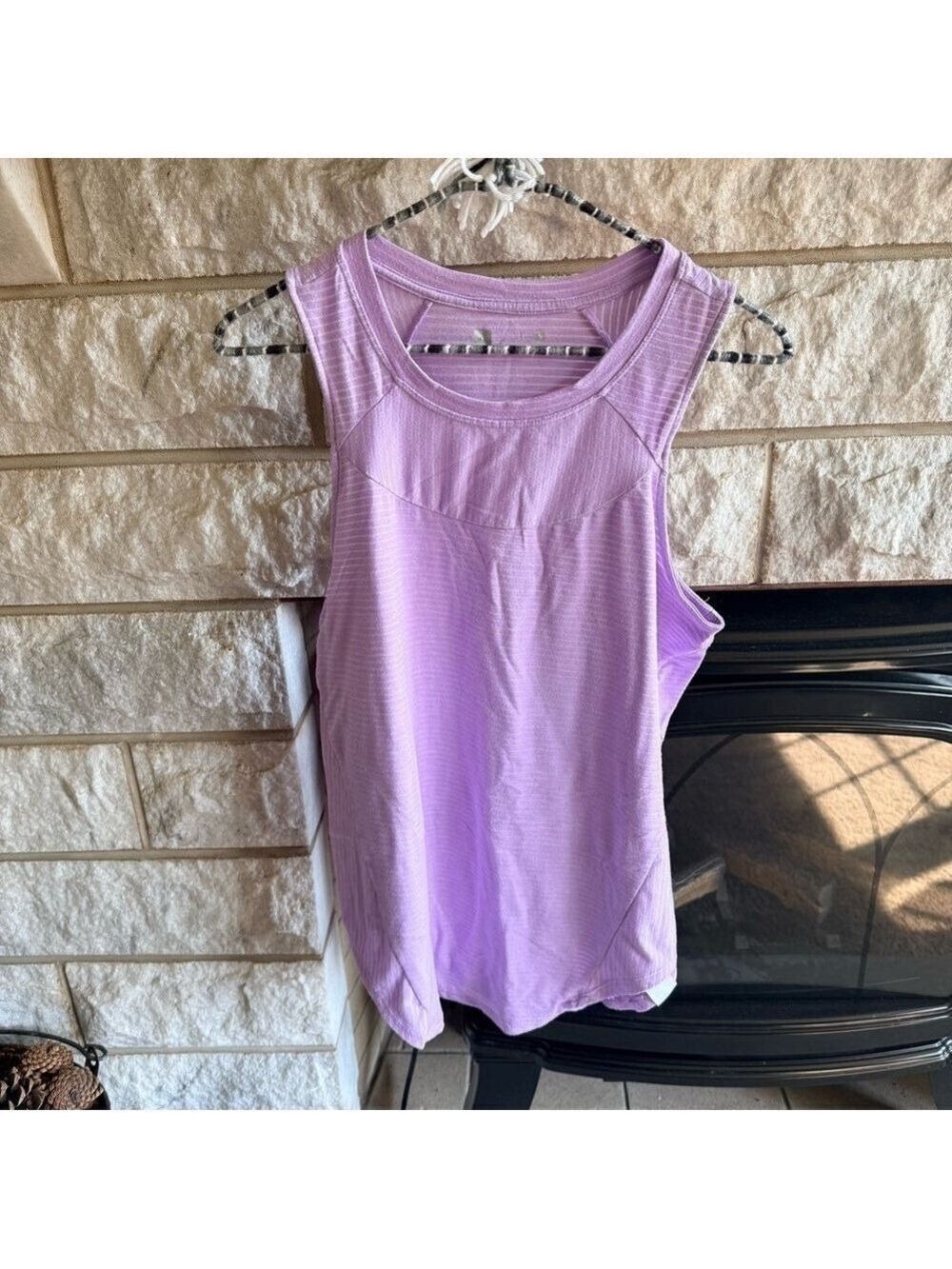 Xersion Lavender Striped Women's Tank Small